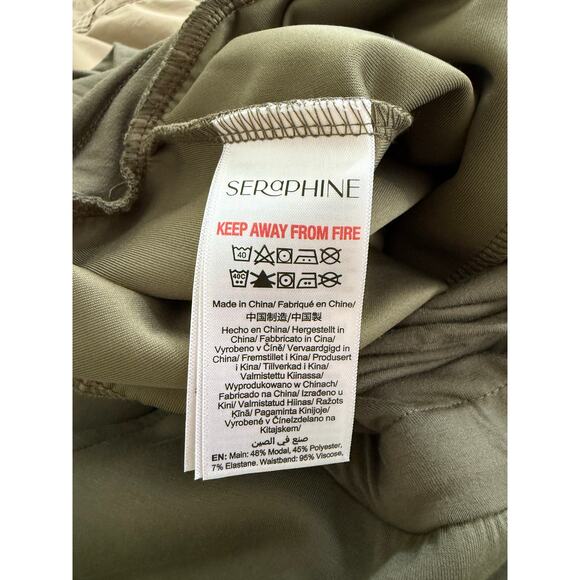Seraphine Maternity OB Jogger, Olive Green, Size XL - NEW! - Picture 9 of 9